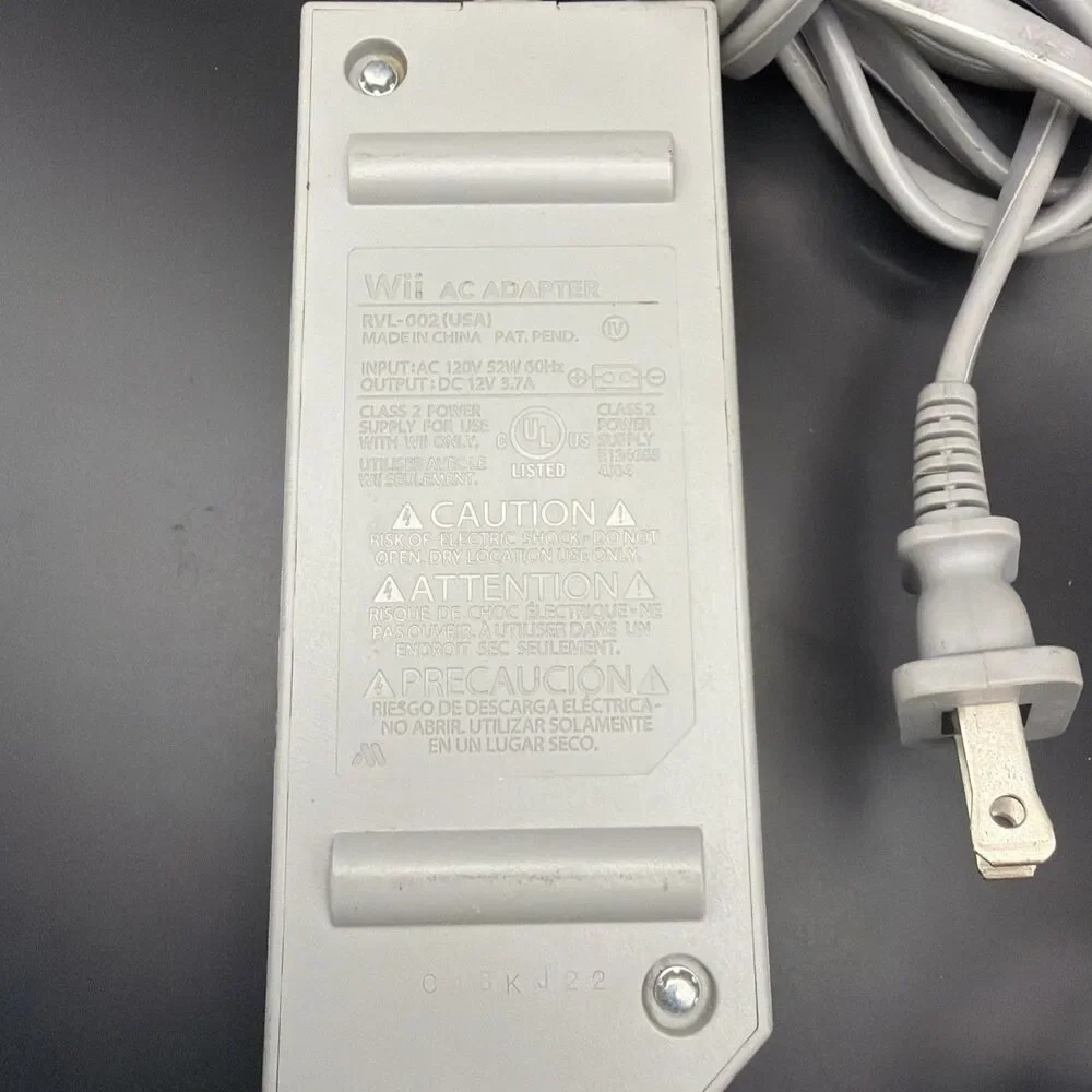Nintendo Wii Original AC Adapter RVL-002